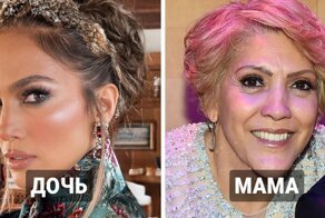 Голливудские знаменитости и их мамы