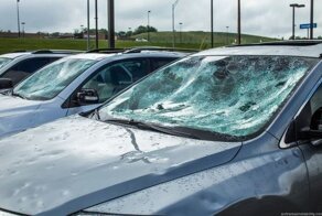 Как выглядят последствия по-настоящему сильного града