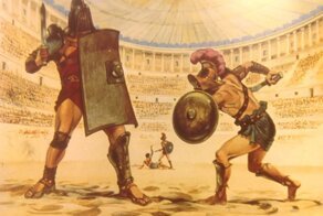 Почему у многих гладиаторов был такой маленький щит. Ведь он неэффективен в бою!