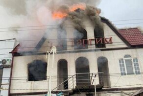 Момент взрыва в ТЦ Назрани попал на видео