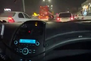 Недогонщики попали в ДТП устроив «шашки» в потоке