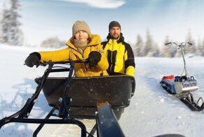 Битва снегоходов. Снегокат или мотобуксировщик?