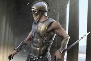 С какой целью древние греки имитировали мускулатуру и пресс на своих кирасах?