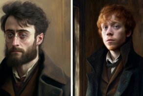 Как бы выглядели персонажи фильмов о Гарри Поттере, выйди их образы из-под пера русских классиков
