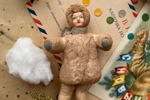 О ватных елочных игрушках советской эпохи