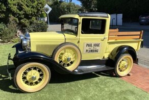 Грузовик сантехника: пикап с закрытой кабиной Ford Model A 1931 года выпуска