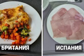 18 пациентов из разных стран показали, чем их кормили во время лечения в больнице