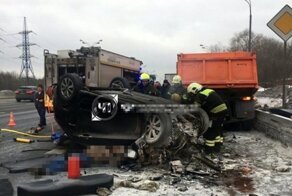 Авария дня. Момент столкновения на МКАД с двумя погибшими попал на видео