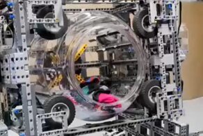 Cтиральная машина из конструктора LEGO