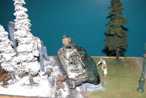 Диорама наступления в Арденнах (4 фото)