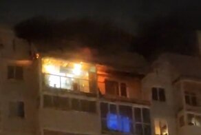 Житель Новосибирска неудачно запустил фейервек и чуть не сжёг многоэтажку