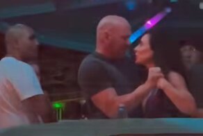 Глава UFC Дэйна Уайт подрался с женой на новогодней вечеринке