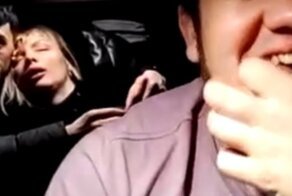 "Ошибка немношк..": двух бородачей, издевавшихся над пьяной девушкой в авто, поймали и заставили извиниться