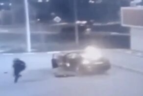 Водитель из Каспийска чудом выжил после взрыва автомобиля