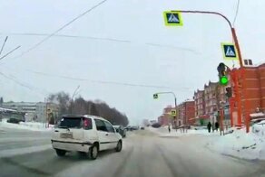 Пешеходам изрядно повезло: ДТП в Юрге