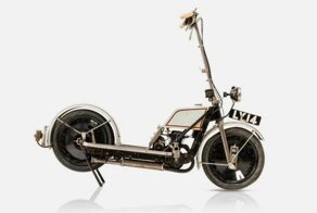 Часть истории двухколесного транспорта: столетний моторизированный самокат Kingsbury