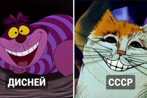 Как выглядят аналогичные герои сказок глазами диснеевских и советских мультипликаторов