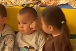 Кремень: мальчик пытается не поддаваться на провокации маленькой задиры