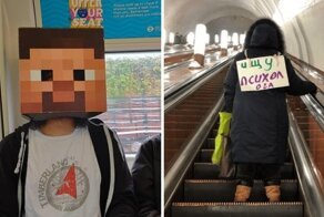 16 забавных случаев, когда люди встречали в метро очень странных и удивительных попутчиков