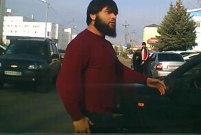Дорожная встреча с бородачом в Нальчике