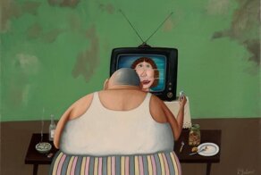 Ироничные и правдивые картины про советское прошлое от Валентина Губарева