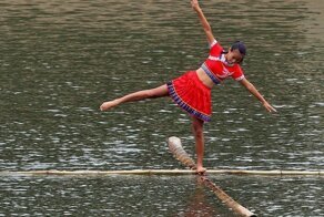 Цирк дю Солей по-китайски: бамбуковый дрифтинг — необычное соревнование из Поднебесной