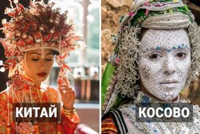 19 традиционных свадебных нарядов, которые в корне отличаются от избитой классики