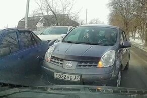 Молодец Миша! Не пропустил наглеца по встречной полосе