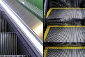 Зачем эскалатору щетки?