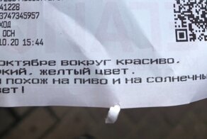 17 внезапных посланий на чеках