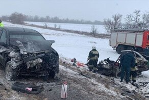 Авария дня. В Волгоградской области женщина на «Гранте» попала в смертельное ДТП