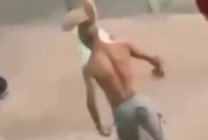 Пьяный задира получил по заслугам