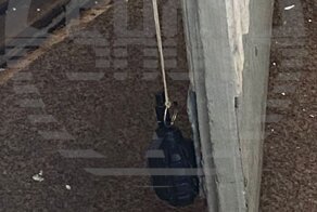 В Москве на двери подъезда поставили растяжку с гранатой