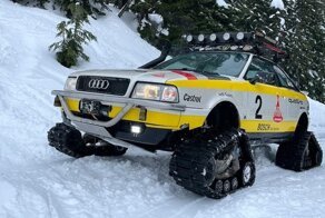 Audi Quattro превратили в гусеничный внедорожник