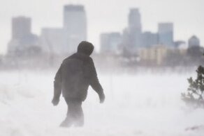 Великобританию накрыл снежный шторм "Лариса"