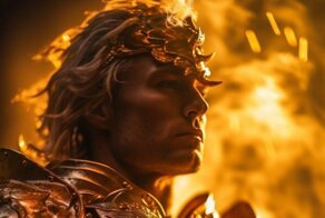 Изображения богов славянской мифологии, созданные нейросетью