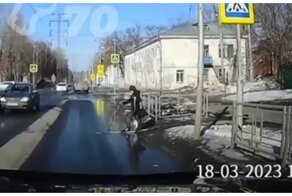 Весенний лыжник из Томска