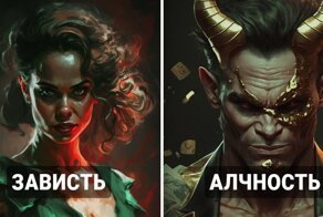 Нейромастер очеловечил семь смертных грехов, глядя на которые так и хочется умыться святой водой