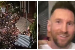 Поклонники Месси окружили ресторан, где он ужинал