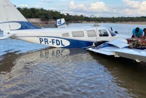 Аварийное приводнение легкомоторного самолёта в Бразилии