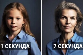 Сентиментальное видео, в котором показала процесс взросления и старения всего за 13 секунд