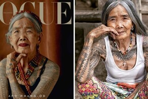 106-летняя татуировщица стала самой возрастной моделью на обложке Vogue