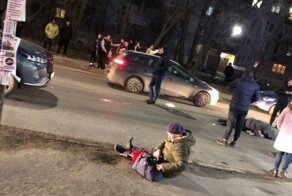 Проехал на красный и сбил пешеходов