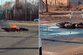 Пьяный водитель мусоровоза подбил двух мотоциклистов