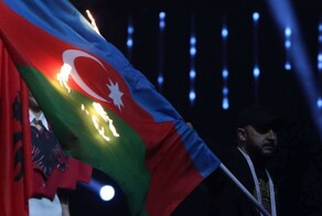 В Ереване провокатор поджёг флаг Азербайджана на открытии чемпионата Европы