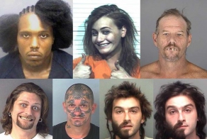 Лучшие фотографии арестованных из США (25 фото)