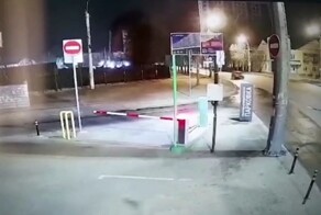 Оригинальный способ заезда на парковку