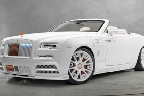 Белоснежный кабриолет Rolls-Royce Dawn от ателье Mansory