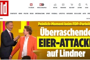 Bild: "Покушение на яйца Линднера». Министр финансов Германии получил удар ниже пояса