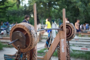 Тренажерный зал под открытым небом (22 фото)